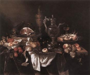 Abraham Van Beyeren : Banquet Still-Life